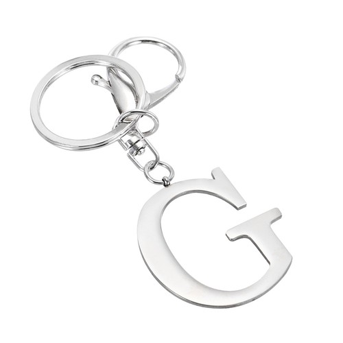 Catena portachiavi con lettera - catena,